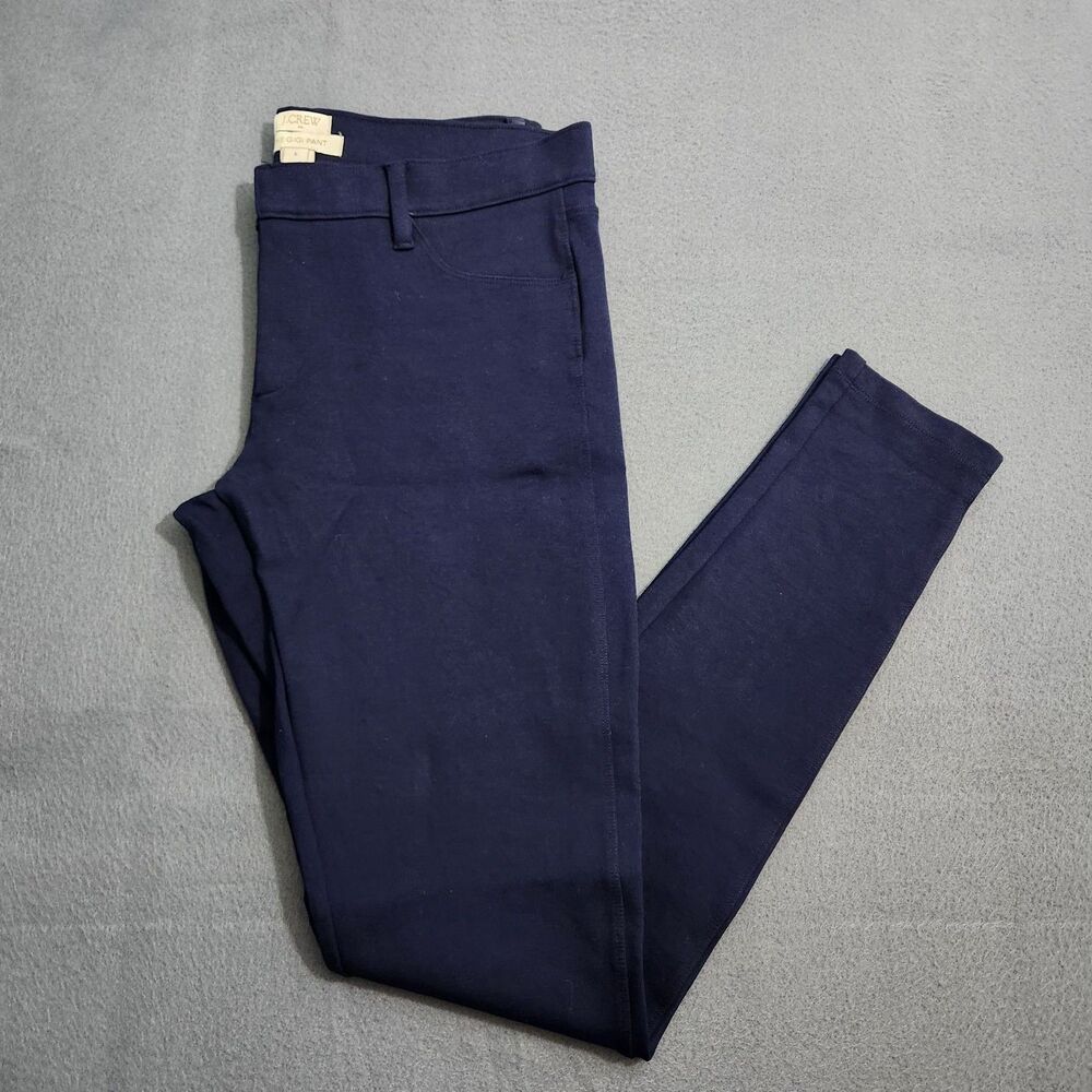 J. Crew Women 6 Navy Low Rise The Gigi Ankle Skinny Pants